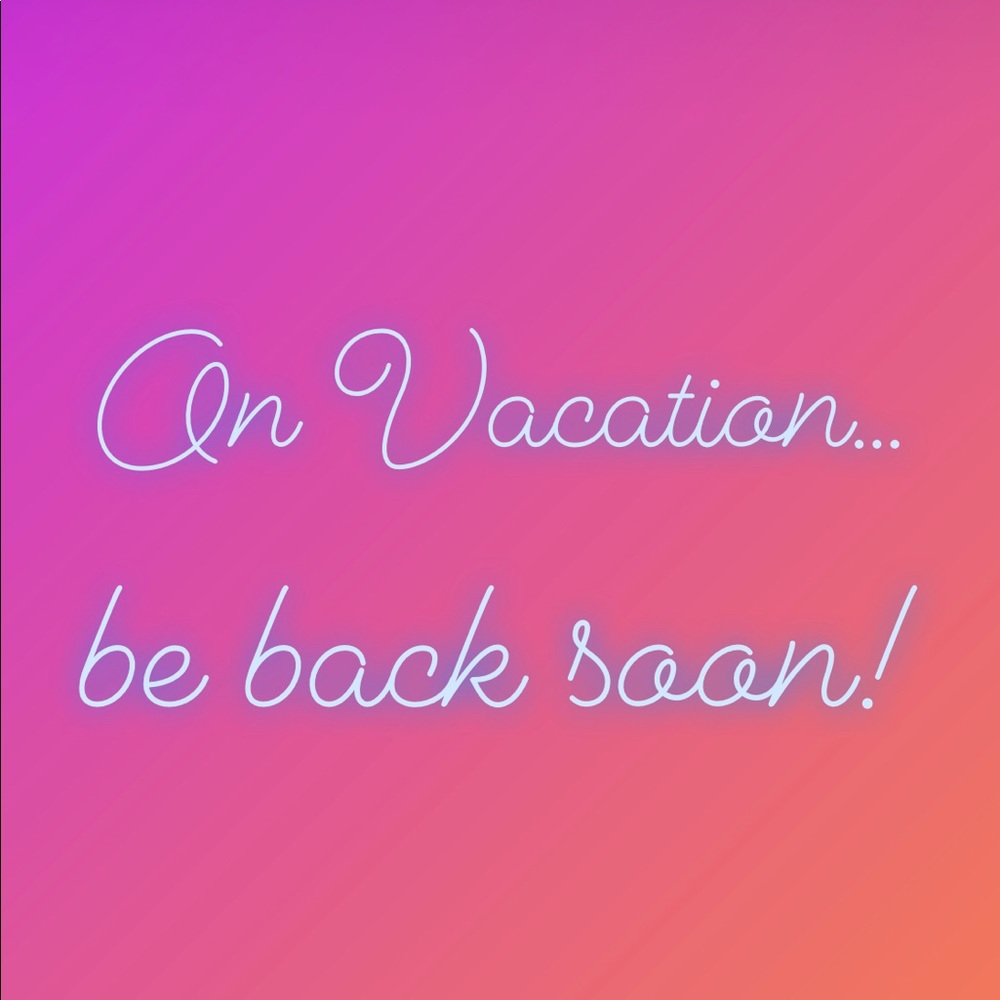 On Vacation...returning on 01/23